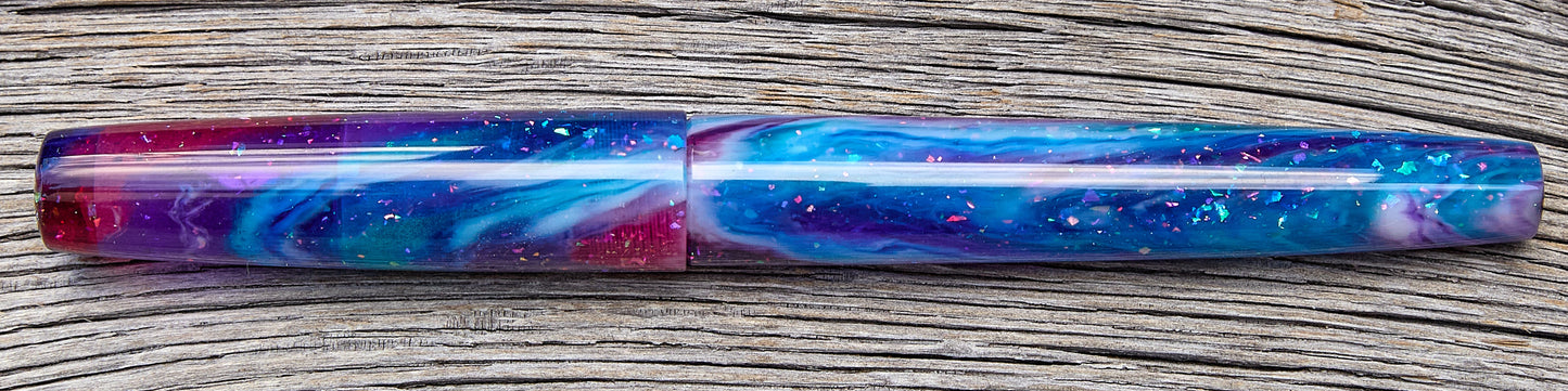 ! "Blue Nebula" Fountain Pen