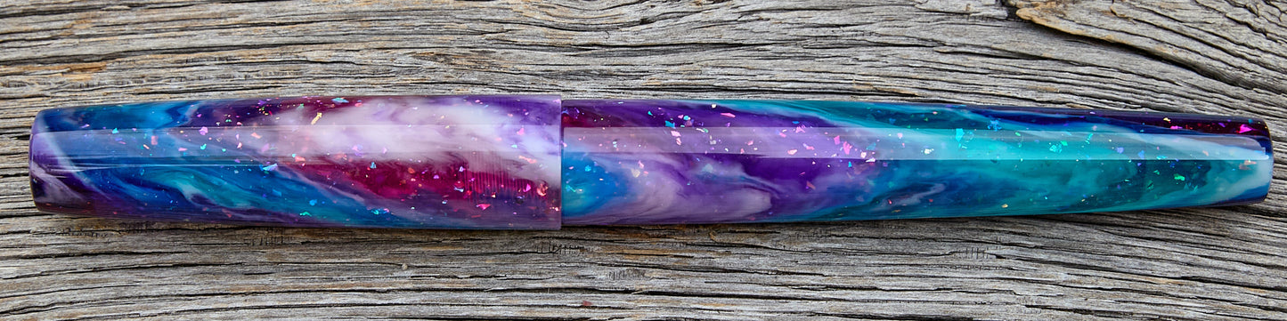 ! "Blue Nebula" Fountain Pen